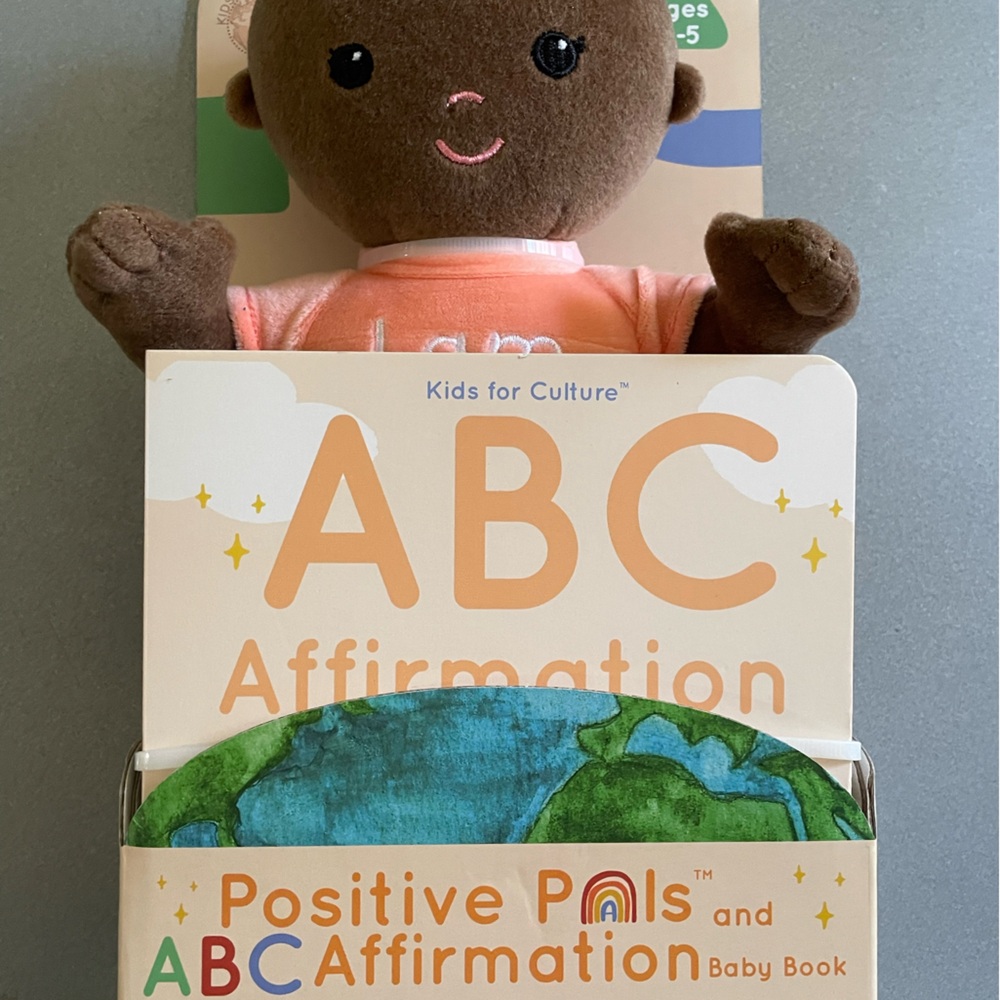 Affirmation Plush Toy - Brown and Pink
